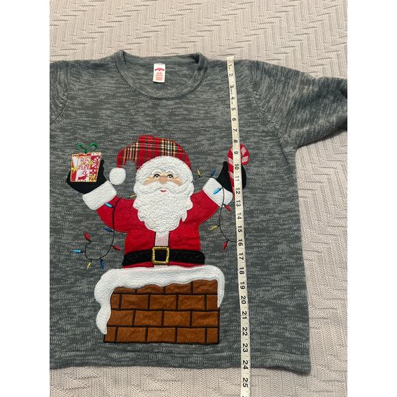 Holiday Time Christmas Santa sweater size XL - Picture 5 of 5